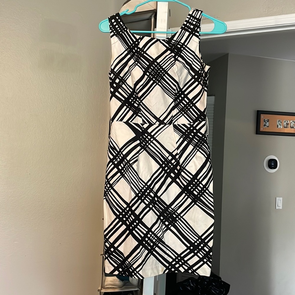 Black and white business dress